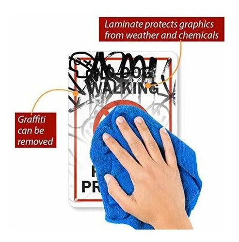 Cartel Prohibido Pasear Al Perro: Propiedad Privada De