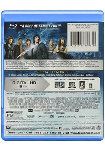 Percy Jackson Y Los Olímpicos Lightning Thief Blu-ray