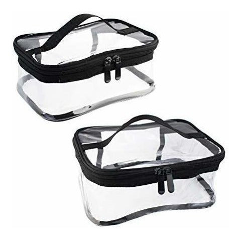 Wobe 2 Pack Bolsa De Maquillaje Transparente Portátil