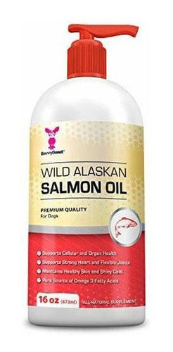 Aceite De Salmón Salvaje De Alaska Para Perros Gatos