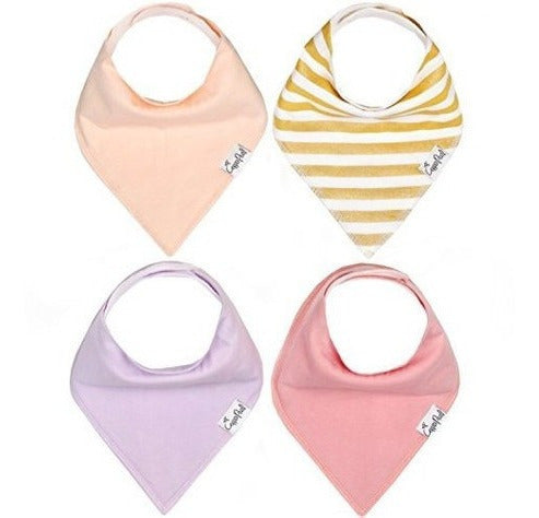 Babero Para Babear Y Dentición Paquete De 4