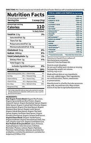 Extracto de Vainilla De Proteína Orgánica