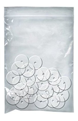 Discos De Nylon De Plástico Para Respaldos De Aretes - 100
