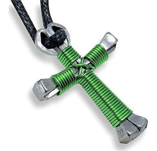 Collares Con Cruz De Herradura De 3 Colores