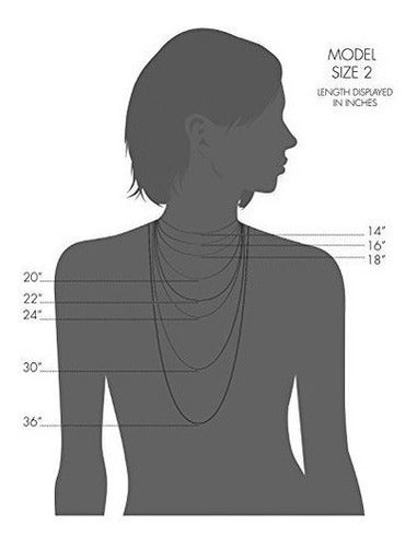 Collar Kooljewelry Solid 14k Con Cadena De Cuerda Fina De