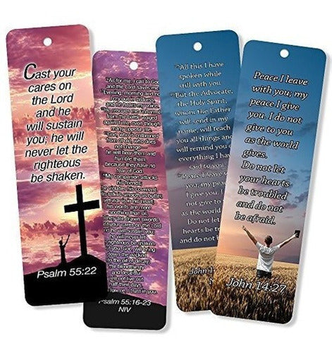 Tarjetas De Marcadores Cristianos Con Versículos