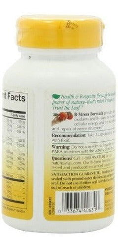 Nature's Way B-stress Con Eleuthero Siberiano, 100 Cápsulas