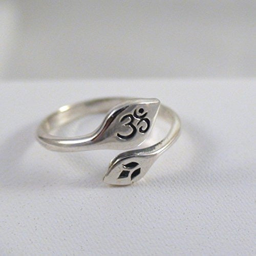 Anillo de plata ajustable con flor de loto