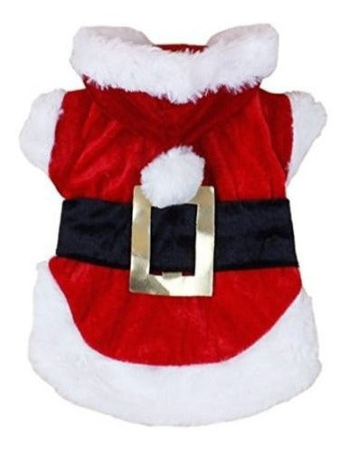 Traje De Santa Para Mascotas