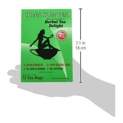China Slim Tea Extra Strength Para Hombres Y Mujeres 72