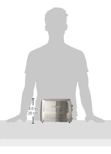 Tostador de acero inoxidable para 4 rebanadas de pan