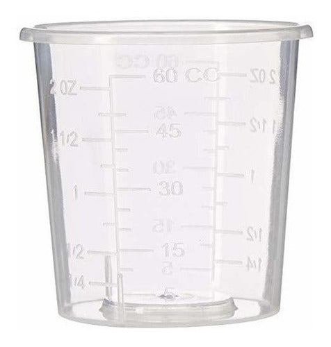 20 Copas Graduadas De 2 Oz Y 20 Palitos Para Mezclar