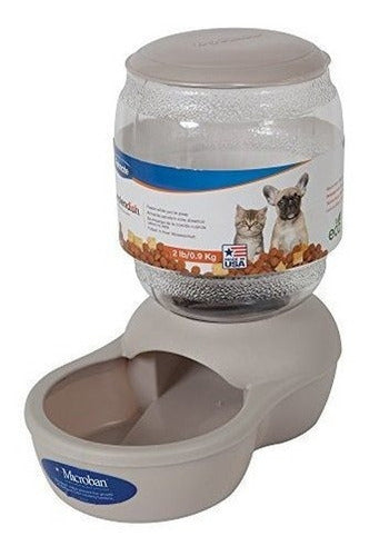 Comedero Para Mascotas Petmate, Gris Y Pequeño, X-small