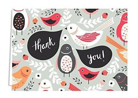 Paquete De Surtido De Tarjetas De Notas De Agradecimiento