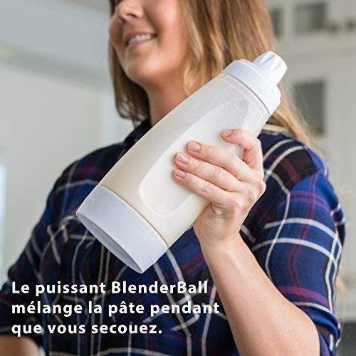 Kit Con Batidora Botella Artística