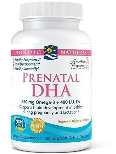 Nordic Naturals - Dha Prenatal, Apoya El Desarrollo Cerebral