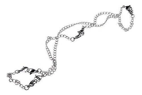 D-buy Cadena De Extensión De Pulsera De Collar De Acero