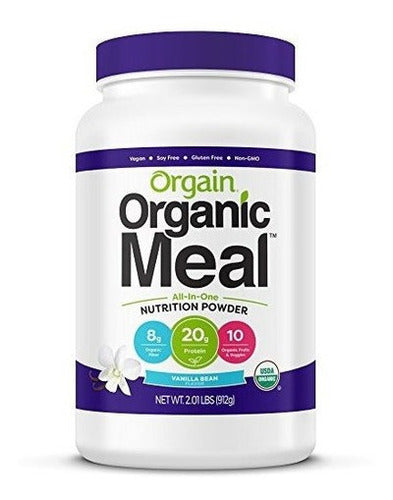 Polvo Orgánico De Reemplazo De Comidas A Base De Plantas