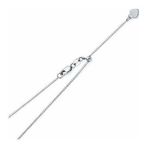 The World Jewelry Center 14k Real Collar De Cadena Ajustable
