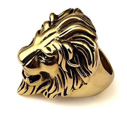 Anillo De Acero Inoxidable Para Hombre De 18 Quilates