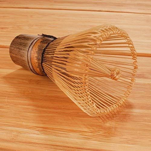 Juego De Té Japonés Bamboomn, Batidor De Matcha Negro