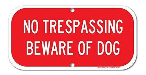 Letrero De No Ingreso Cuidado Con El Letrero Para Perros