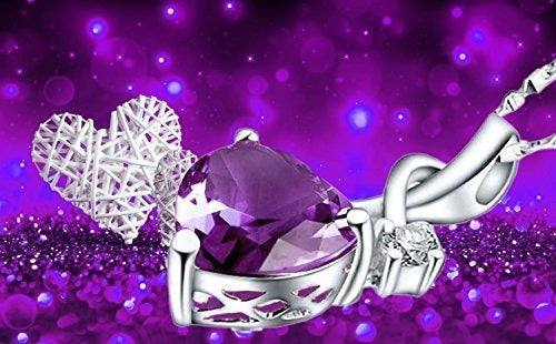 Amatista Simulada De Plata