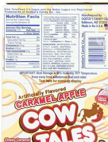 Cuentos de vaca caramelo de Goetze's