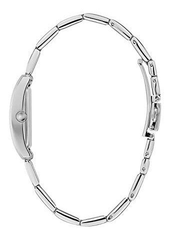 Reloj De Esfera plateada y blanca para mujer 43L203