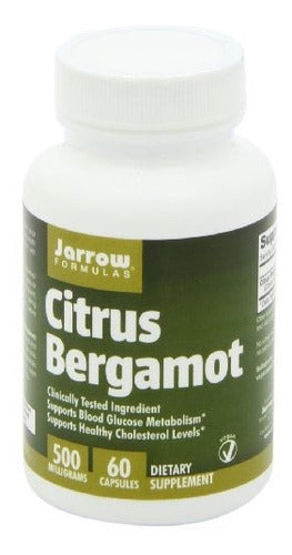Jarrow Formulas Citrus Bergamot, 500 Mg, 60 Cápsulas