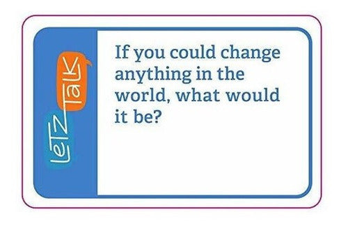 Tarjetas de preguntas e iniciación de conversación