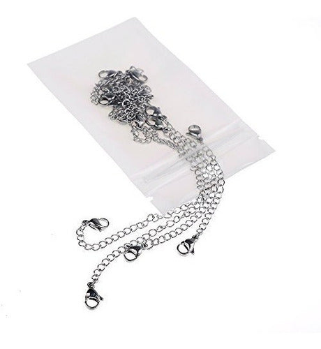D-buy Cadena De Extensión De Pulsera De Collar De Acero