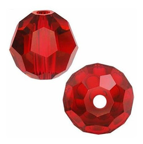 50 Unids 8 Mm Adabele Granos Austríacos De Cristal Redondo