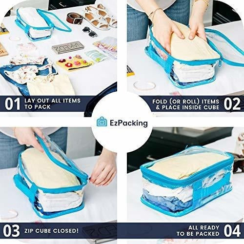 Bolsa De Maquillaje Transparente Para Artículos De Tocador