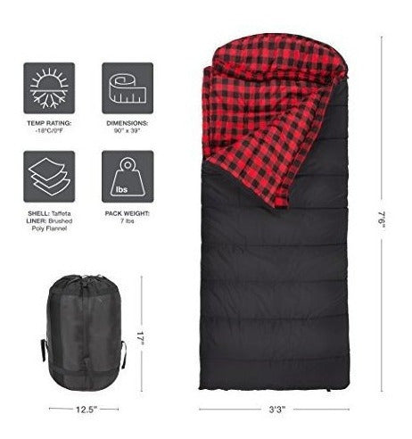 Saco de dormir color negro