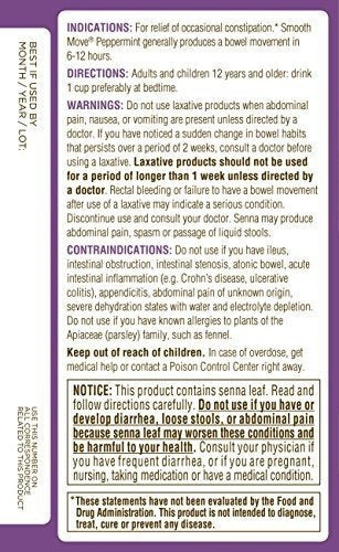 Té De Menta Orgánico Smooth Move De Medicinales Tradicionale