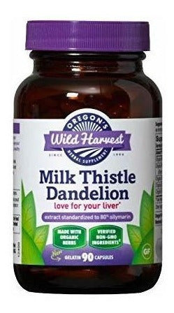 Cápsulas Del Diente De León Del Cardo De La Leche De La