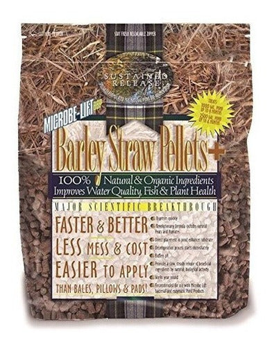 Paja de cebada con microbio para estancos