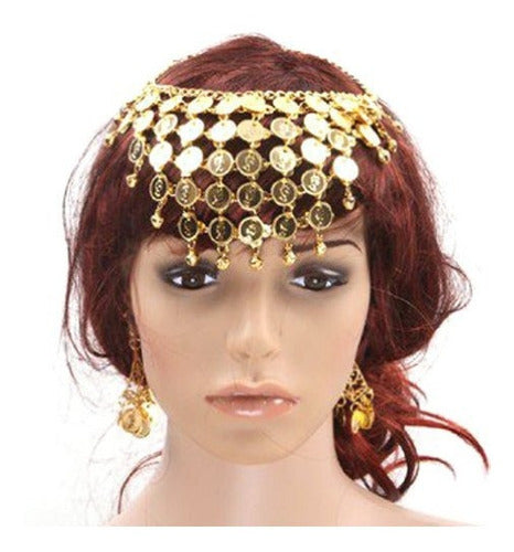 joyas de danza del vientre collar y aretes