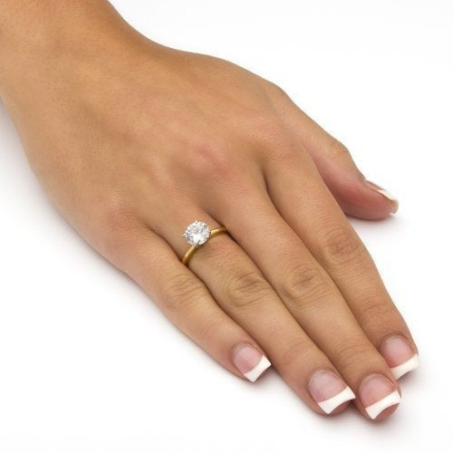 Jewelry Anillo De Compromiso De Solitario De