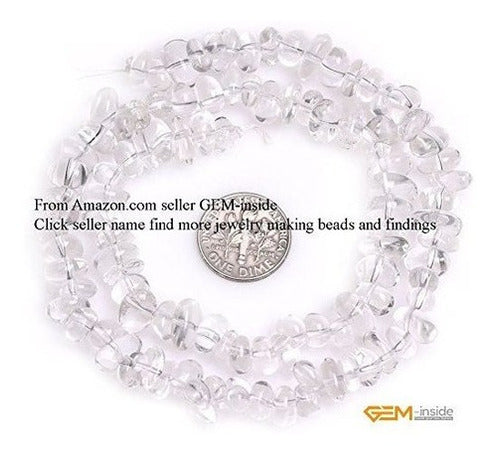 Piedras Preciosas De Cuarzo Blanco Perlas Sueltas