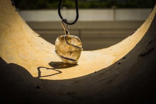 Collar Colgante De Curación De Cristal De Cuarzo Rutilado
