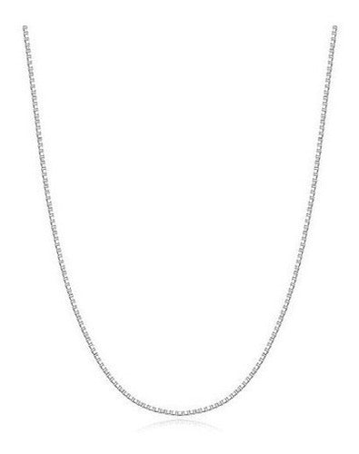 24 Pulgadas Collar De Cadena De Caja De 0.8 Mm 925 Collar