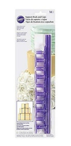 Wilton 399-5004 Varillas Y Tapas De Soporte De 14 Piezas