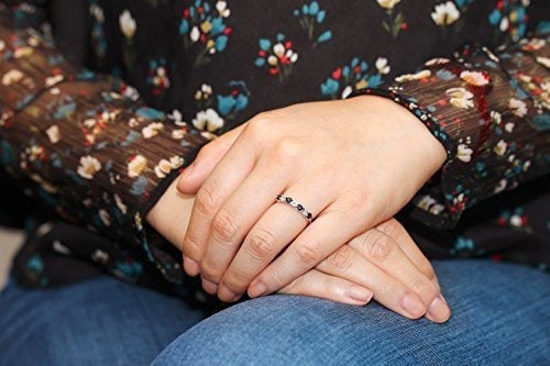 g Anillo De Compromiso De Plata De Ley 925