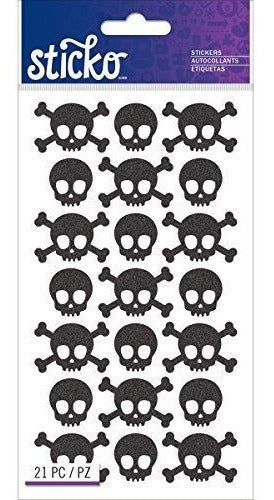 Pegatinas De Calaveras Clásicas De Metal Sticko