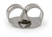 Respaldos De Aretes De Acero Quirúrgico Extra Grandes