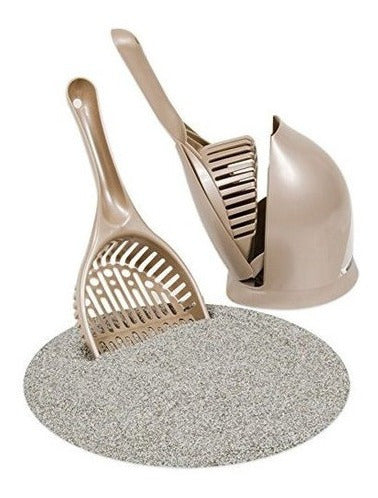 Cuchara para arena para gatos de cubo profundo