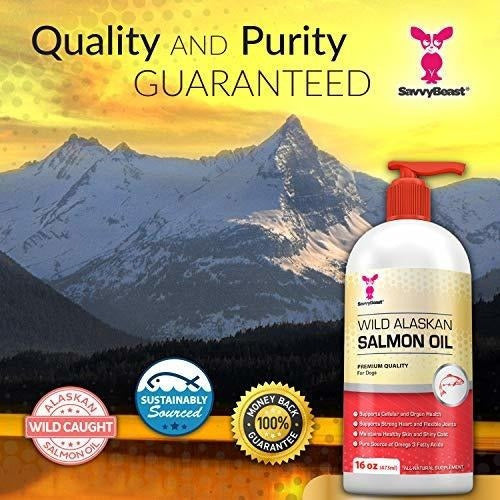 Aceite De Salmón Salvaje De Alaska Para Perros Gatos