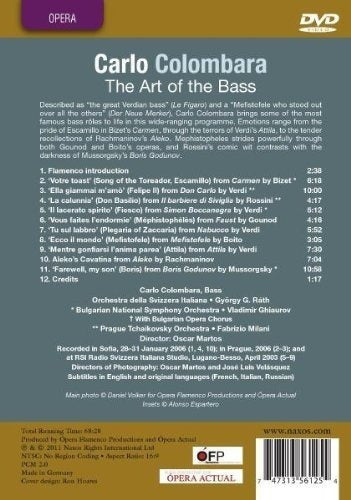 Carlo Colombara: El Arte del Bajo, DVD